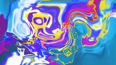 Organik Akış ile Akışkan Mermer Doku, Dalgalı Yapısı ile Soyut Sıvı Desen, Yumuşak Dönüşümlü Erimiş Yüzey Tasarımı, Mermer Efektli Psikedelik Girdap Dokuları