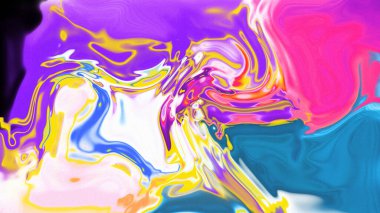 Organik Akış ile Akışkan Mermer Doku, Dalgalı Yapısı ile Soyut Sıvı Desen, Yumuşak Dönüşümlü Erimiş Yüzey Tasarımı, Mermer Efektli Psikedelik Girdap Dokuları