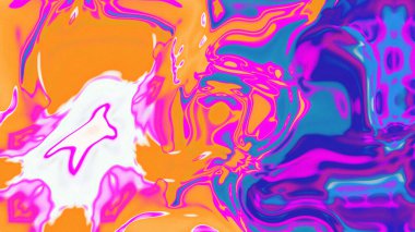 Organik Akış ile Akışkan Mermer Doku, Dalgalı Yapısı ile Soyut Sıvı Desen, Yumuşak Dönüşümlü Erimiş Yüzey Tasarımı, Mermer Efektli Psikedelik Girdap Dokuları