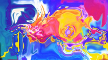 Organik Akış ile Akışkan Mermer Doku, Dalgalı Yapısı ile Soyut Sıvı Desen, Yumuşak Dönüşümlü Erimiş Yüzey Tasarımı, Mermer Efektli Psikedelik Girdap Dokuları