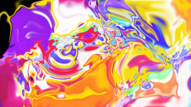 Organik Akış ile Akışkan Mermer Doku, Dalgalı Yapısı ile Soyut Sıvı Desen, Yumuşak Dönüşümlü Erimiş Yüzey Tasarımı, Mermer Efektli Psikedelik Girdap Dokuları