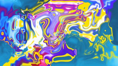 Organik Akış ile Akışkan Mermer Doku, Dalgalı Yapısı ile Soyut Sıvı Desen, Yumuşak Dönüşümlü Erimiş Yüzey Tasarımı, Mermer Efektli Psikedelik Girdap Dokuları