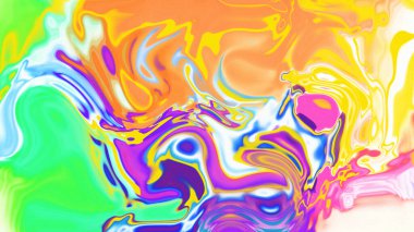 Organik Akış ile Akışkan Mermer Doku, Dalgalı Yapısı ile Soyut Sıvı Desen, Yumuşak Dönüşümlü Erimiş Yüzey Tasarımı, Mermer Efektli Psikedelik Girdap Dokuları