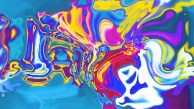 Organik Akış ile Akışkan Mermer Doku, Dalgalı Yapısı ile Soyut Sıvı Desen, Yumuşak Dönüşümlü Erimiş Yüzey Tasarımı, Mermer Efektli Psikedelik Girdap Dokuları