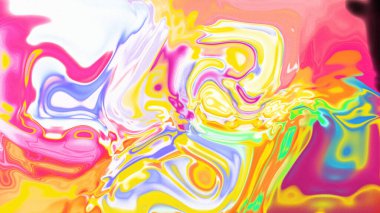 Organik Akış ile Akışkan Mermer Doku, Dalgalı Yapısı ile Soyut Sıvı Desen, Yumuşak Dönüşümlü Erimiş Yüzey Tasarımı, Mermer Efektli Psikedelik Girdap Dokuları