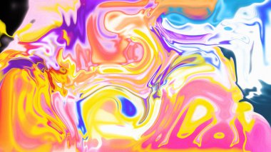 Organik Akış ile Akışkan Mermer Doku, Dalgalı Yapısı ile Soyut Sıvı Desen, Yumuşak Dönüşümlü Erimiş Yüzey Tasarımı, Mermer Efektli Psikedelik Girdap Dokuları