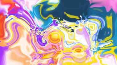 Organik Akış ile Akışkan Mermer Doku, Dalgalı Yapısı ile Soyut Sıvı Desen, Yumuşak Dönüşümlü Erimiş Yüzey Tasarımı, Mermer Efektli Psikedelik Girdap Dokuları