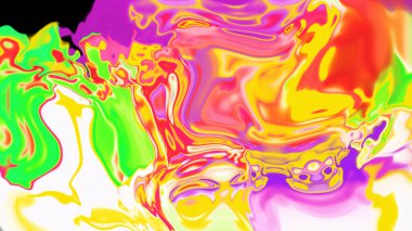 Organik Akış ile Akışkan Mermer Doku, Dalgalı Yapısı ile Soyut Sıvı Desen, Yumuşak Dönüşümlü Erimiş Yüzey Tasarımı, Mermer Efektli Psikedelik Girdap Dokuları