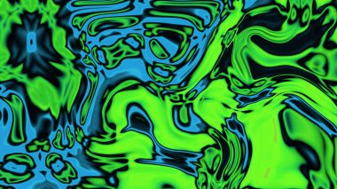 Organik Akış ile Akışkan Mermer Doku, Dalgalı Yapısı ile Soyut Sıvı Desen, Yumuşak Dönüşümlü Erimiş Yüzey Tasarımı, Mermer Efektli Psikedelik Girdap Dokuları