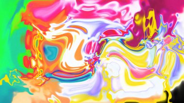 Organik Akış ile Akışkan Mermer Doku, Dalgalı Yapısı ile Soyut Sıvı Desen, Yumuşak Dönüşümlü Erimiş Yüzey Tasarımı, Mermer Efektli Psikedelik Girdap Dokuları