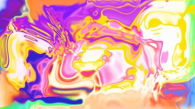 Organik Akış ile Akışkan Mermer Doku, Dalgalı Yapısı ile Soyut Sıvı Desen, Yumuşak Dönüşümlü Erimiş Yüzey Tasarımı, Mermer Efektli Psikedelik Girdap Dokuları