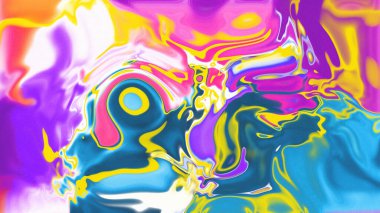 Organik Akış ile Akışkan Mermer Doku, Dalgalı Yapısı ile Soyut Sıvı Desen, Yumuşak Dönüşümlü Erimiş Yüzey Tasarımı, Mermer Efektli Psikedelik Girdap Dokuları