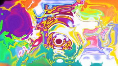 Organik Akış ile Akışkan Mermer Doku, Dalgalı Yapısı ile Soyut Sıvı Desen, Yumuşak Dönüşümlü Erimiş Yüzey Tasarımı, Mermer Efektli Psikedelik Girdap Dokuları