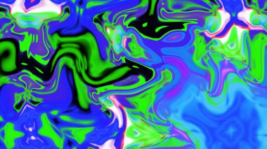 Organik Akış ile Akışkan Mermer Doku, Dalgalı Yapısı ile Soyut Sıvı Desen, Yumuşak Dönüşümlü Erimiş Yüzey Tasarımı, Mermer Efektli Psikedelik Girdap Dokuları