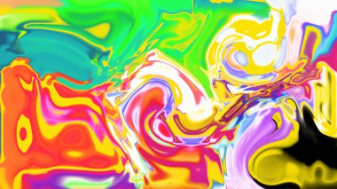 Organik Akış ile Akışkan Mermer Doku, Dalgalı Yapısı ile Soyut Sıvı Desen, Yumuşak Dönüşümlü Erimiş Yüzey Tasarımı, Mermer Efektli Psikedelik Girdap Dokuları