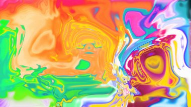 Organik Akış ile Akışkan Mermer Doku, Dalgalı Yapısı ile Soyut Sıvı Desen, Yumuşak Dönüşümlü Erimiş Yüzey Tasarımı, Mermer Efektli Psikedelik Girdap Dokuları