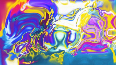 Organik Akış ile Akışkan Mermer Doku, Dalgalı Yapısı ile Soyut Sıvı Desen, Yumuşak Dönüşümlü Erimiş Yüzey Tasarımı, Mermer Efektli Psikedelik Girdap Dokuları