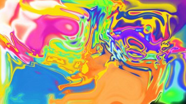 Organik Akış ile Akışkan Mermer Doku, Dalgalı Yapısı ile Soyut Sıvı Desen, Yumuşak Dönüşümlü Erimiş Yüzey Tasarımı, Mermer Efektli Psikedelik Girdap Dokuları