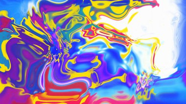 Organik Akış ile Akışkan Mermer Doku, Dalgalı Yapısı ile Soyut Sıvı Desen, Yumuşak Dönüşümlü Erimiş Yüzey Tasarımı, Mermer Efektli Psikedelik Girdap Dokuları