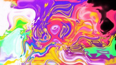 Organik Akış ile Akışkan Mermer Doku, Dalgalı Yapısı ile Soyut Sıvı Desen, Yumuşak Dönüşümlü Erimiş Yüzey Tasarımı, Mermer Efektli Psikedelik Girdap Dokuları