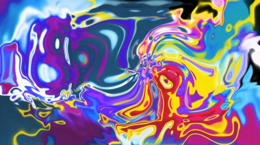 Organik Akış ile Akışkan Mermer Doku, Dalgalı Yapısı ile Soyut Sıvı Desen, Yumuşak Dönüşümlü Erimiş Yüzey Tasarımı, Mermer Efektli Psikedelik Girdap Dokuları