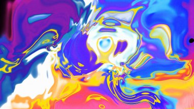 Organik Akış ile Akışkan Mermer Doku, Dalgalı Yapısı ile Soyut Sıvı Desen, Yumuşak Dönüşümlü Erimiş Yüzey Tasarımı, Mermer Efektli Psikedelik Girdap Dokuları