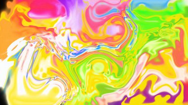 Organik Akış ile Akışkan Mermer Doku, Dalgalı Yapısı ile Soyut Sıvı Desen, Yumuşak Dönüşümlü Erimiş Yüzey Tasarımı, Mermer Efektli Psikedelik Girdap Dokuları