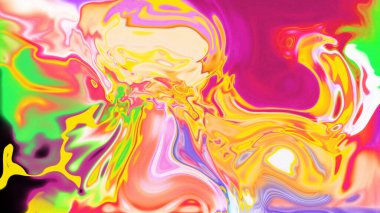 Organik Akış ile Akışkan Mermer Doku, Dalgalı Yapısı ile Soyut Sıvı Desen, Yumuşak Dönüşümlü Erimiş Yüzey Tasarımı, Mermer Efektli Psikedelik Girdap Dokuları