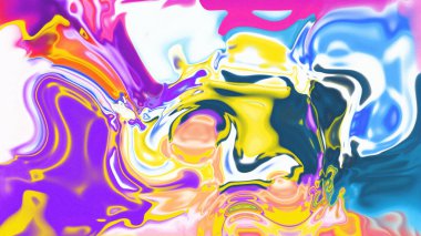 Organik Akış ile Akışkan Mermer Doku, Dalgalı Yapısı ile Soyut Sıvı Desen, Yumuşak Dönüşümlü Erimiş Yüzey Tasarımı, Mermer Efektli Psikedelik Girdap Dokuları