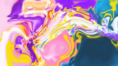 Organik Akış ile Akışkan Mermer Doku, Dalgalı Yapısı ile Soyut Sıvı Desen, Yumuşak Dönüşümlü Erimiş Yüzey Tasarımı, Mermer Efektli Psikedelik Girdap Dokuları