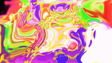 Organik Akış ile Akışkan Mermer Doku, Dalgalı Yapısı ile Soyut Sıvı Desen, Yumuşak Dönüşümlü Erimiş Yüzey Tasarımı, Mermer Efektli Psikedelik Girdap Dokuları