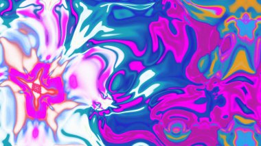 Organik Akış ile Akışkan Mermer Doku, Dalgalı Yapısı ile Soyut Sıvı Desen, Yumuşak Dönüşümlü Erimiş Yüzey Tasarımı, Mermer Efektli Psikedelik Girdap Dokuları