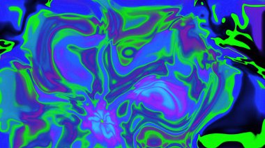 Organik Akış ile Akışkan Mermer Doku, Dalgalı Yapısı ile Soyut Sıvı Desen, Yumuşak Dönüşümlü Erimiş Yüzey Tasarımı, Mermer Efektli Psikedelik Girdap Dokuları