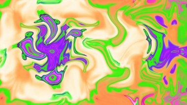 Organik Akış ile Akışkan Mermer Doku, Dalgalı Yapısı ile Soyut Sıvı Desen, Yumuşak Dönüşümlü Erimiş Yüzey Tasarımı, Mermer Efektli Psikedelik Girdap Dokuları