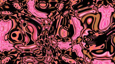 Organik Akış ile Akışkan Mermer Doku, Dalgalı Yapısı ile Soyut Sıvı Desen, Yumuşak Dönüşümlü Erimiş Yüzey Tasarımı, Mermer Efektli Psikedelik Girdap Dokuları