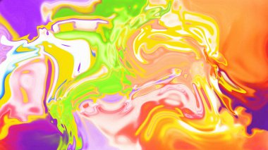 Organik Akış ile Akışkan Mermer Doku, Dalgalı Yapısı ile Soyut Sıvı Desen, Yumuşak Dönüşümlü Erimiş Yüzey Tasarımı, Mermer Efektli Psikedelik Girdap Dokuları