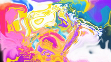 Organik Akış ile Akışkan Mermer Doku, Dalgalı Yapısı ile Soyut Sıvı Desen, Yumuşak Dönüşümlü Erimiş Yüzey Tasarımı, Mermer Efektli Psikedelik Girdap Dokuları