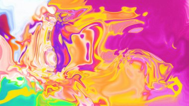 Organik Akış ile Akışkan Mermer Doku, Dalgalı Yapısı ile Soyut Sıvı Desen, Yumuşak Dönüşümlü Erimiş Yüzey Tasarımı, Mermer Efektli Psikedelik Girdap Dokuları