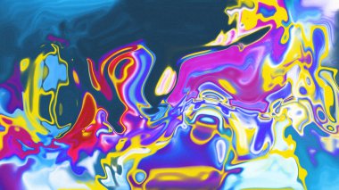 Organik Akış ile Akışkan Mermer Doku, Dalgalı Yapısı ile Soyut Sıvı Desen, Yumuşak Dönüşümlü Erimiş Yüzey Tasarımı, Mermer Efektli Psikedelik Girdap Dokuları