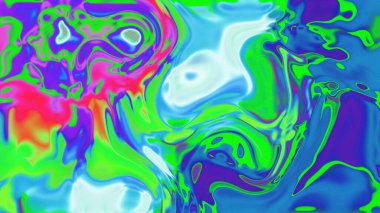 Organik Akış ile Akışkan Mermer Doku, Dalgalı Yapısı ile Soyut Sıvı Desen, Yumuşak Dönüşümlü Erimiş Yüzey Tasarımı, Mermer Efektli Psikedelik Girdap Dokuları