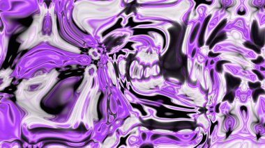 Organik Akış ile Akışkan Mermer Doku, Dalgalı Yapısı ile Soyut Sıvı Desen, Yumuşak Dönüşümlü Erimiş Yüzey Tasarımı, Mermer Efektli Psikedelik Girdap Dokuları