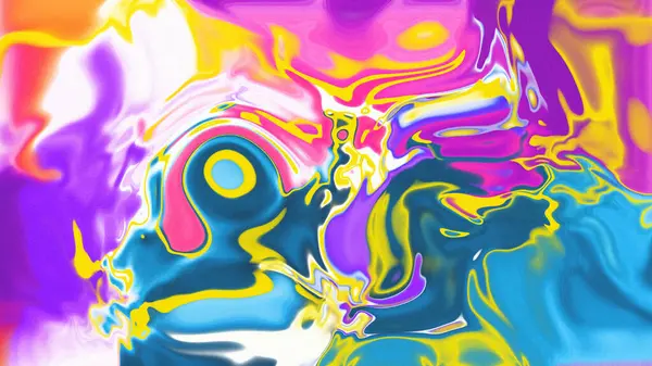 Organik Akış ile Akışkan Mermer Doku, Dalgalı Yapısı ile Soyut Sıvı Desen, Yumuşak Dönüşümlü Erimiş Yüzey Tasarımı, Mermer Efektli Psikedelik Girdap Dokuları