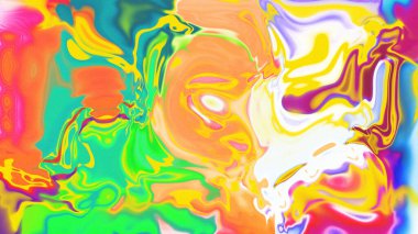 Organik Akış ile Akışkan Mermer Doku, Dalgalı Yapısı ile Soyut Sıvı Desen, Yumuşak Dönüşümlü Erimiş Yüzey Tasarımı, Mermer Efektli Psikedelik Girdap Dokuları