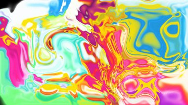 Organik Akış ile Akışkan Mermer Doku, Dalgalı Yapısı ile Soyut Sıvı Desen, Yumuşak Dönüşümlü Erimiş Yüzey Tasarımı, Mermer Efektli Psikedelik Girdap Dokuları