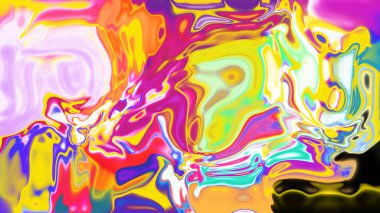 Organik Akış ile Akışkan Mermer Doku, Dalgalı Yapısı ile Soyut Sıvı Desen, Yumuşak Dönüşümlü Erimiş Yüzey Tasarımı, Mermer Efektli Psikedelik Girdap Dokuları