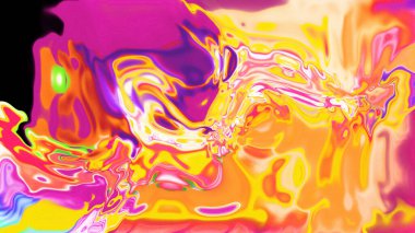 Organik Akış ile Akışkan Mermer Doku, Dalgalı Yapısı ile Soyut Sıvı Desen, Yumuşak Dönüşümlü Erimiş Yüzey Tasarımı, Mermer Efektli Psikedelik Girdap Dokuları