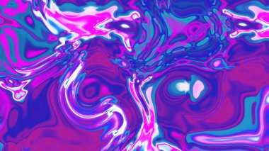Organik Akış ile Akışkan Mermer Doku, Dalgalı Yapısı ile Soyut Sıvı Desen, Yumuşak Dönüşümlü Erimiş Yüzey Tasarımı, Mermer Efektli Psikedelik Girdap Dokuları