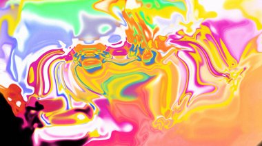 Organik Akış ile Akışkan Mermer Doku, Dalgalı Yapısı ile Soyut Sıvı Desen, Yumuşak Dönüşümlü Erimiş Yüzey Tasarımı, Mermer Efektli Psikedelik Girdap Dokuları