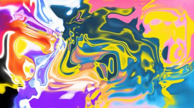 Organik Akış ile Akışkan Mermer Doku, Dalgalı Yapısı ile Soyut Sıvı Desen, Yumuşak Dönüşümlü Erimiş Yüzey Tasarımı, Mermer Efektli Psikedelik Girdap Dokuları