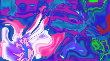 Organik Akış ile Akışkan Mermer Doku, Dalgalı Yapısı ile Soyut Sıvı Desen, Yumuşak Dönüşümlü Erimiş Yüzey Tasarımı, Mermer Efektli Psikedelik Girdap Dokuları